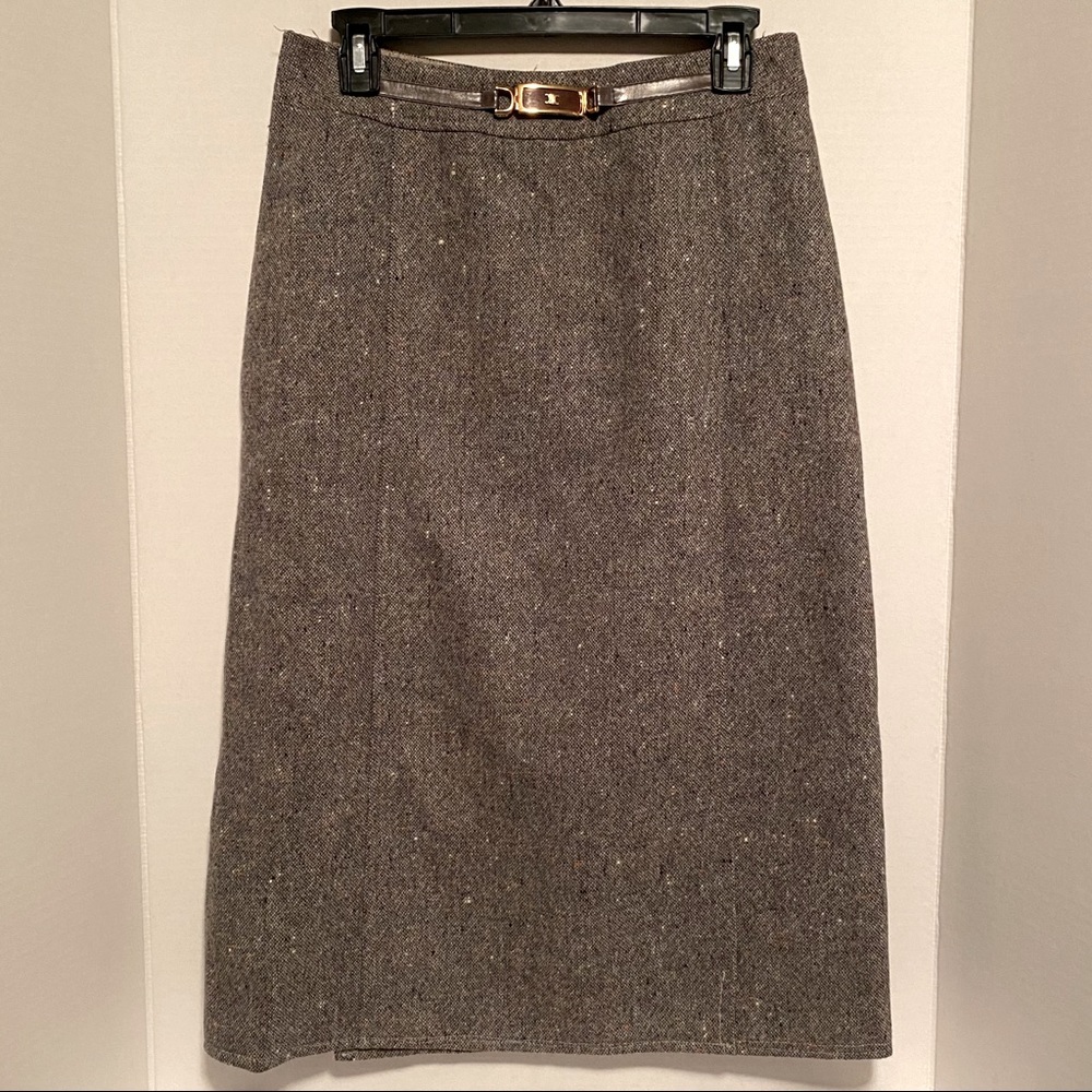 🌸Céline vintage 100% wool wrap skirt